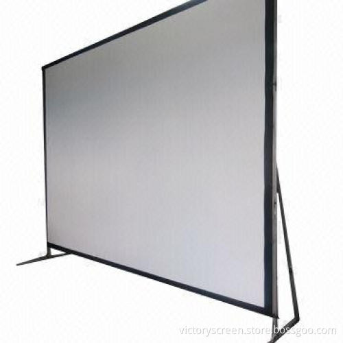 18-inch 4:3 Rear Fast Fold Projection Screen with Flight Case
